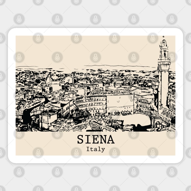 Siena - Italy Magnet by Lakeric